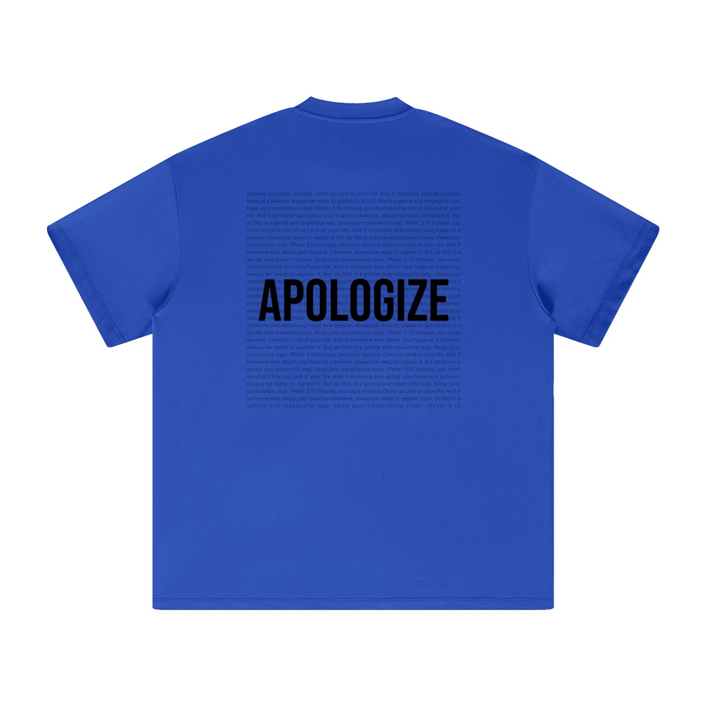 Apologize Scripture Earth Tone Tee
