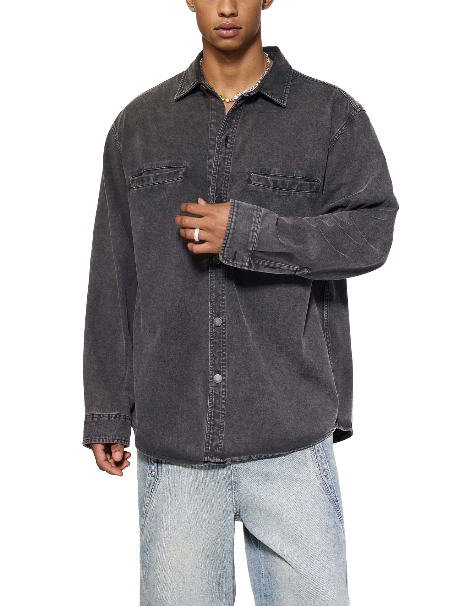Allow Me To Apologize Denim Shirt